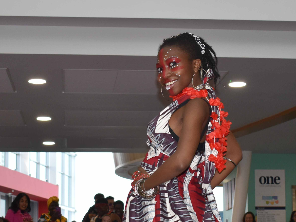 Nyasha Mangoma was representing black Britain during the One Sixth Form College culture day